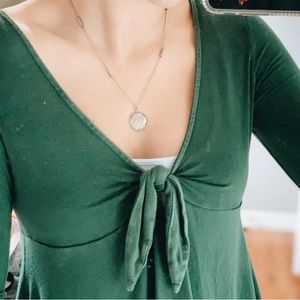 American Eagle Tie Blouse